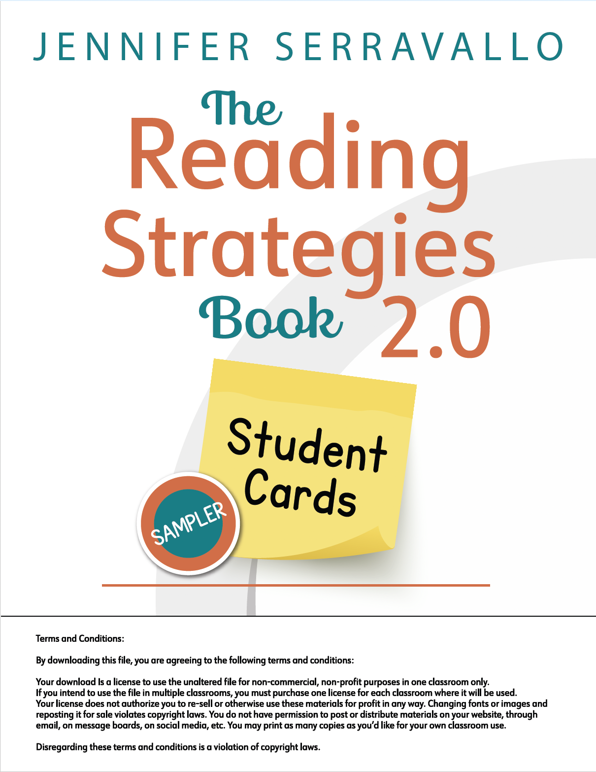 Student Task Cards — Jennifer Serravallo's Store of Ready-to-Use
